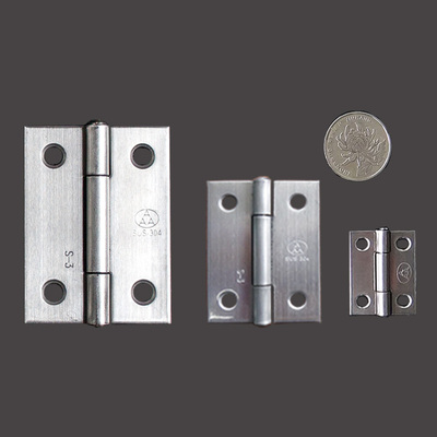 304不銹鋼合頁(yè)鉸鏈 加厚合葉迷你微型折頁(yè)平開(kāi)1寸小合頁(yè)五金配件